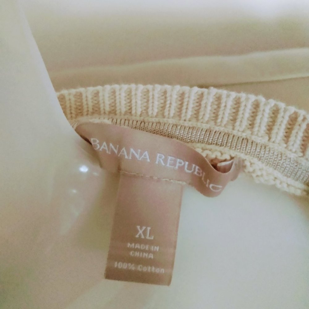 BANANA REPUBLIC WOMEN SHORT SLEEVES KNIT SWEATER X-LARGE - Picture 4 of 10